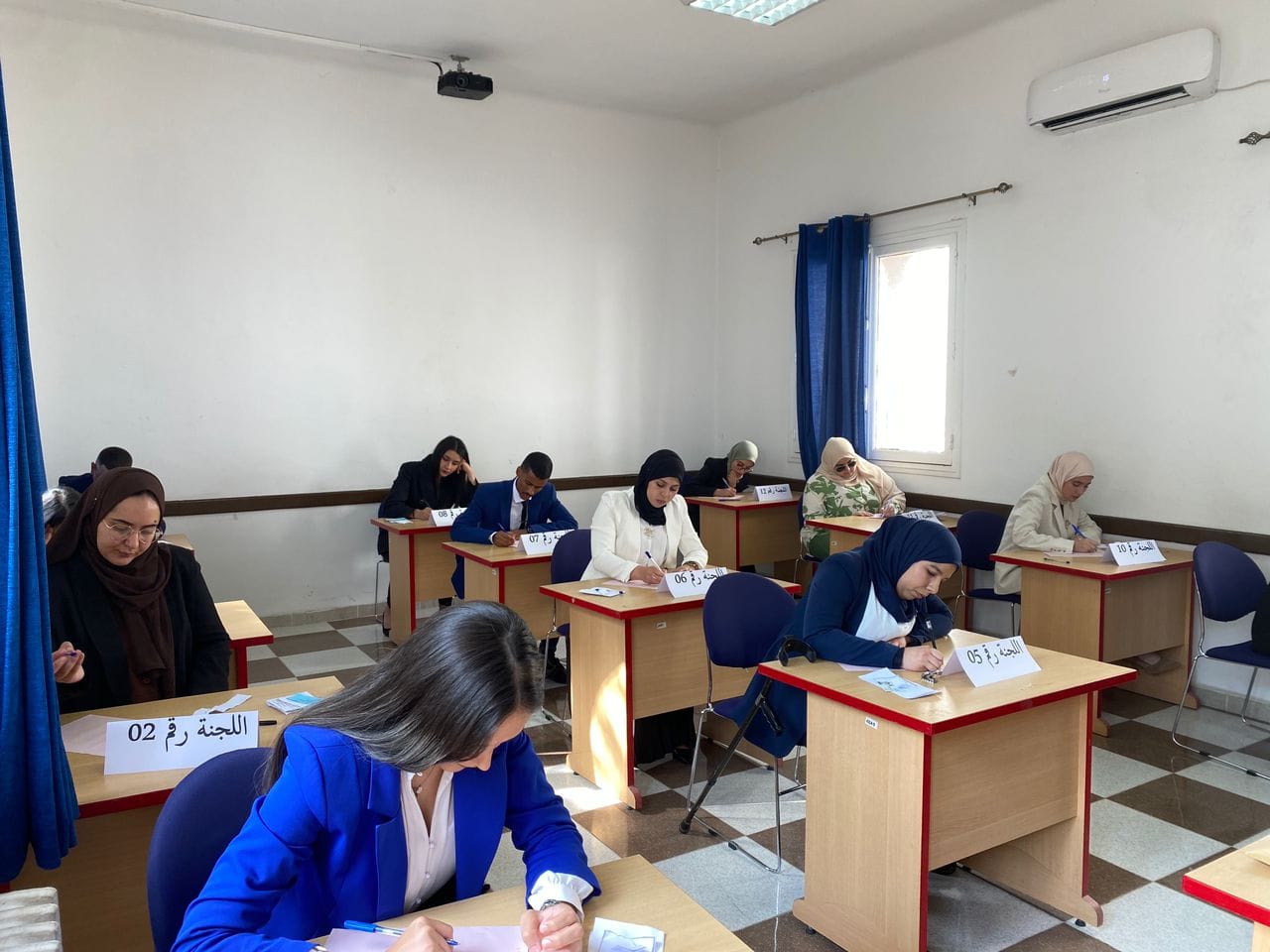 مجريات اليوم الثاني للإمتحان الشفوي للقبول النهائي في مسابقة الإلتحاق بالمدرسة الوطنية للإدارة -دورة 2024-