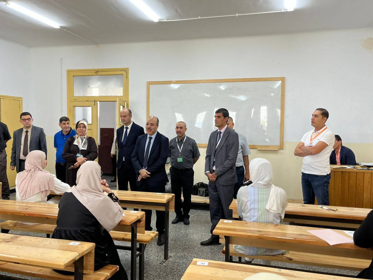 مجريات الاختبارات الكتابية  لمسابقة الالتحاق بالمدرسة -دورة 2025-