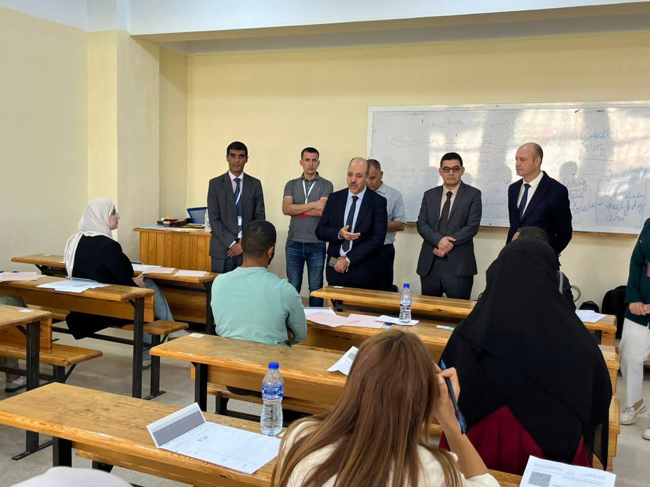 مجريات الاختبارات الكتابية  لمسابقة الالتحاق بالمدرسة -دورة 2025-