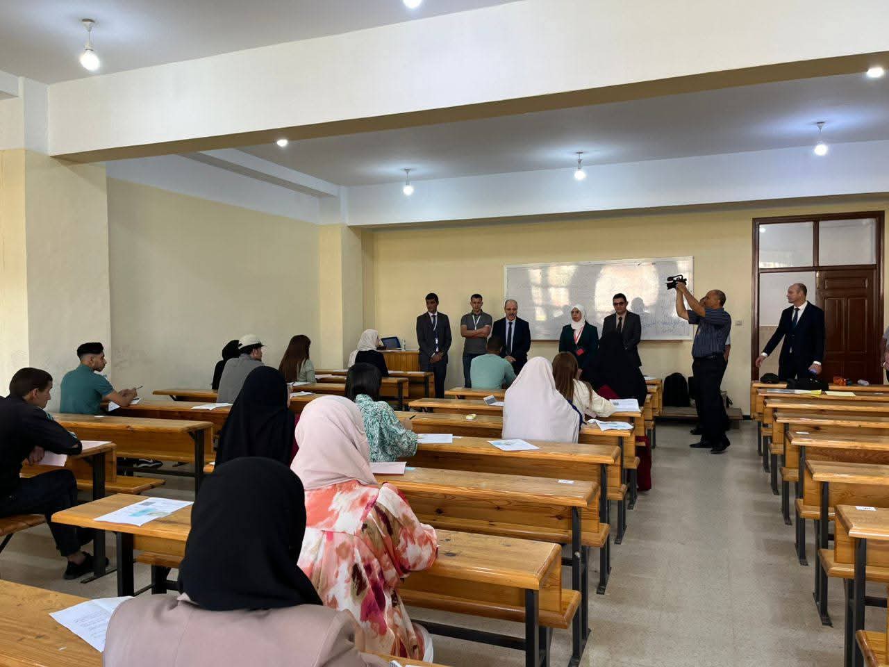 مجريات الاختبارات الكتابية  لمسابقة الالتحاق بالمدرسة -دورة 2025-