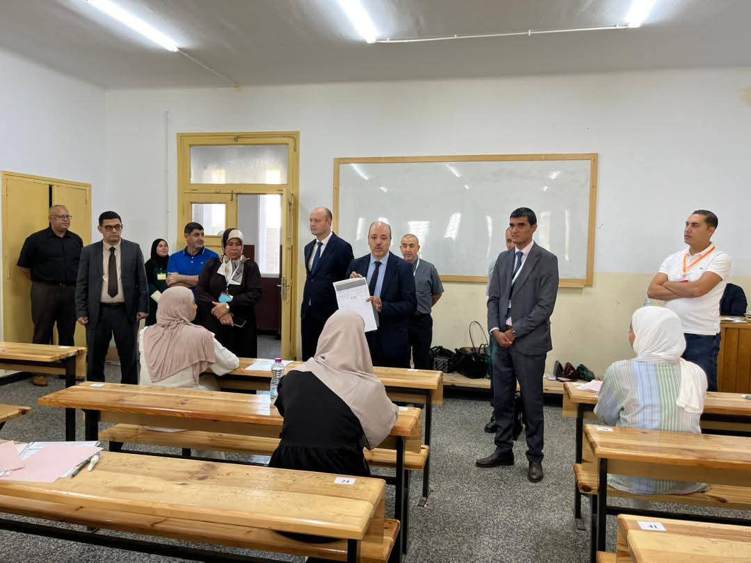 مجريات الاختبارات الكتابية  لمسابقة الالتحاق بالمدرسة -دورة 2025-