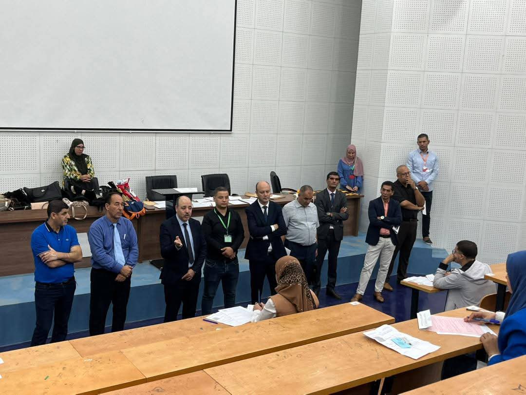 مجريات الاختبارات الكتابية  لمسابقة الالتحاق بالمدرسة -دورة 2025-