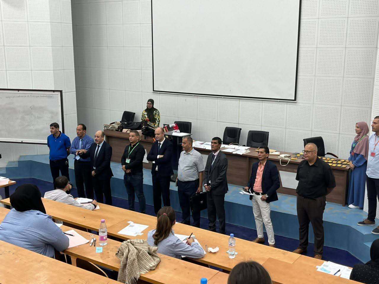 مجريات الاختبارات الكتابية  لمسابقة الالتحاق بالمدرسة -دورة 2025-