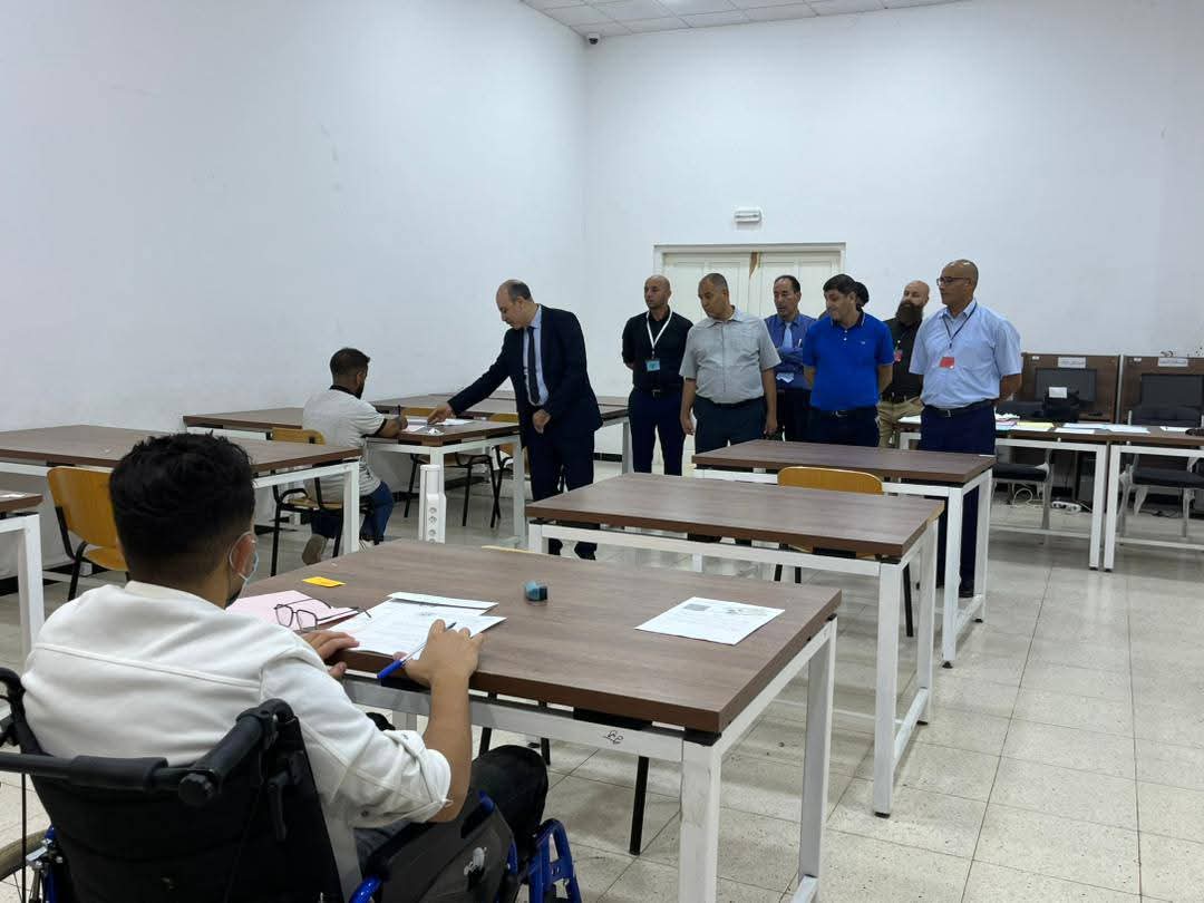 مجريات الاختبارات الكتابية  لمسابقة الالتحاق بالمدرسة -دورة 2025-