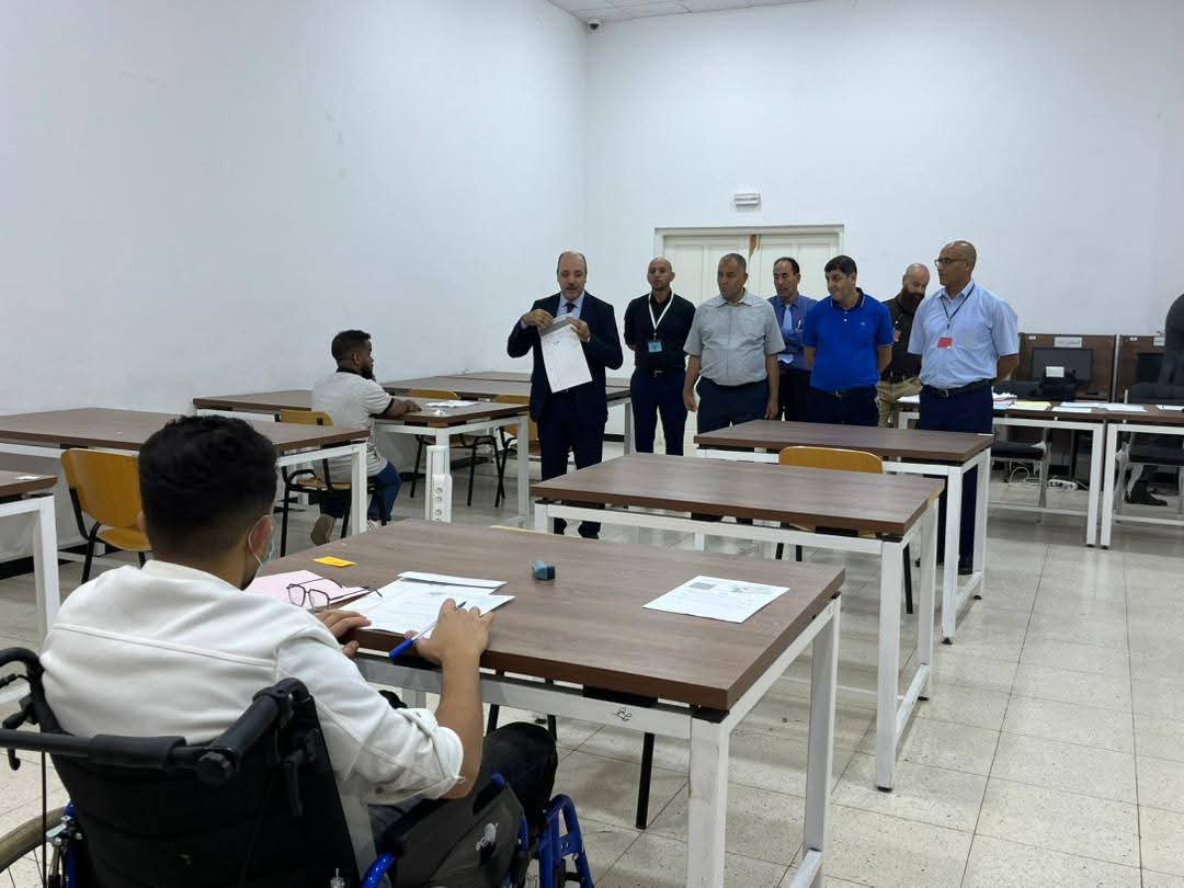 مجريات الاختبارات الكتابية  لمسابقة الالتحاق بالمدرسة -دورة 2025-