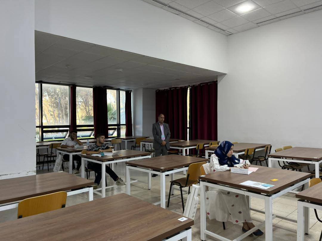 مجريات الاختبارات الكتابية  لمسابقة الالتحاق بالمدرسة -دورة 2025-