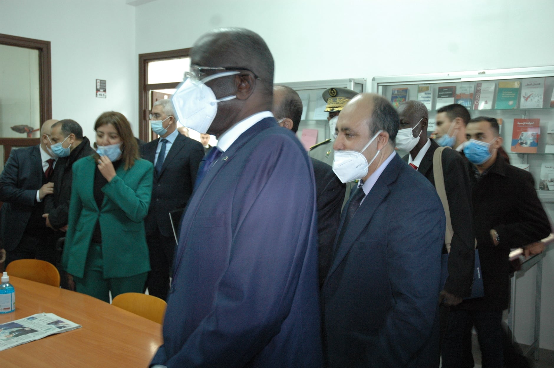 زيارة وزير الداخلية الجماعات المحلية والتهيئة العمرانية رفقة نظيره وزير الداخلية واللامركزية الموريتاني