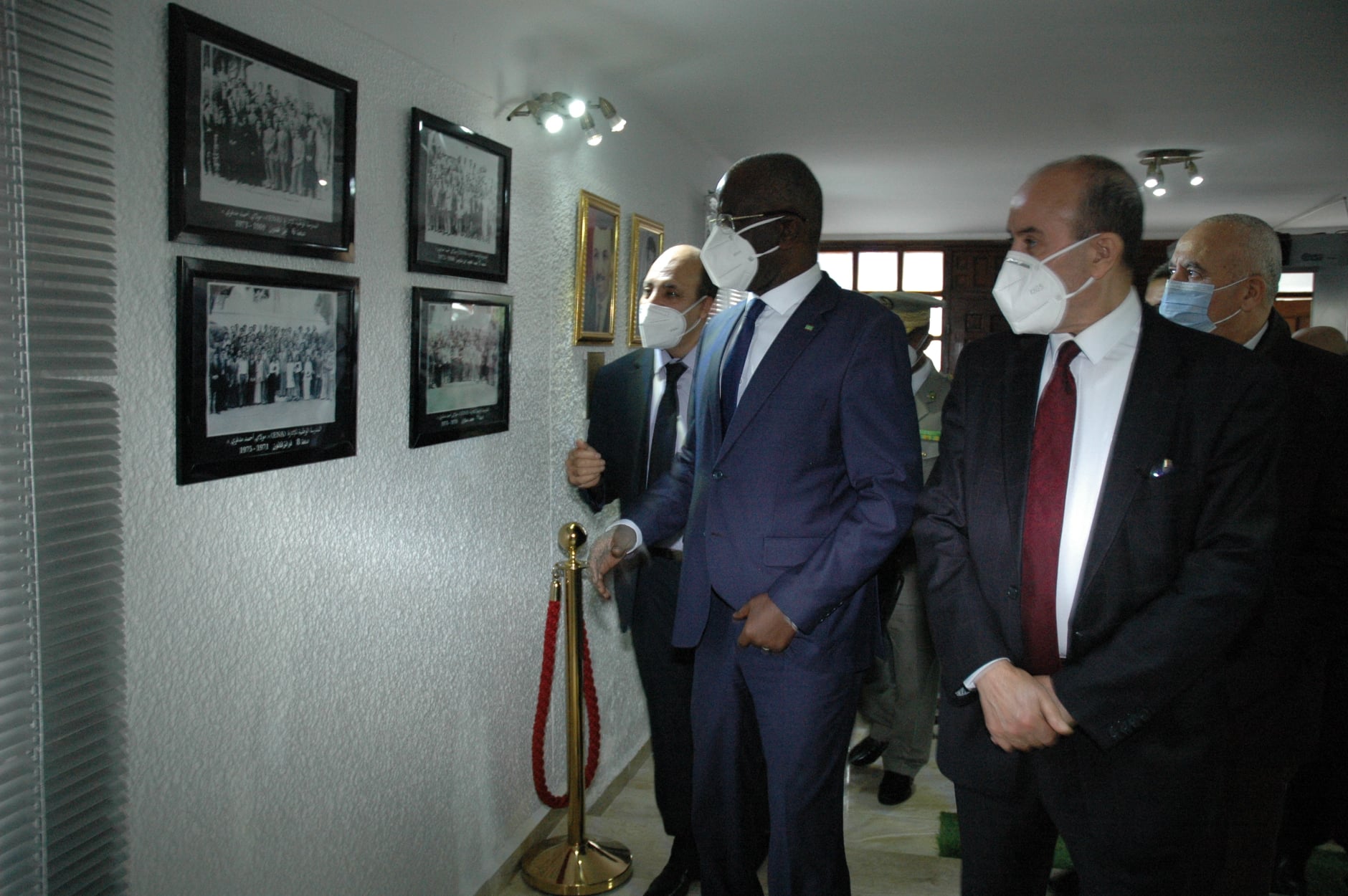 زيارة وزير الداخلية الجماعات المحلية والتهيئة العمرانية رفقة نظيره وزير الداخلية واللامركزية الموريتاني