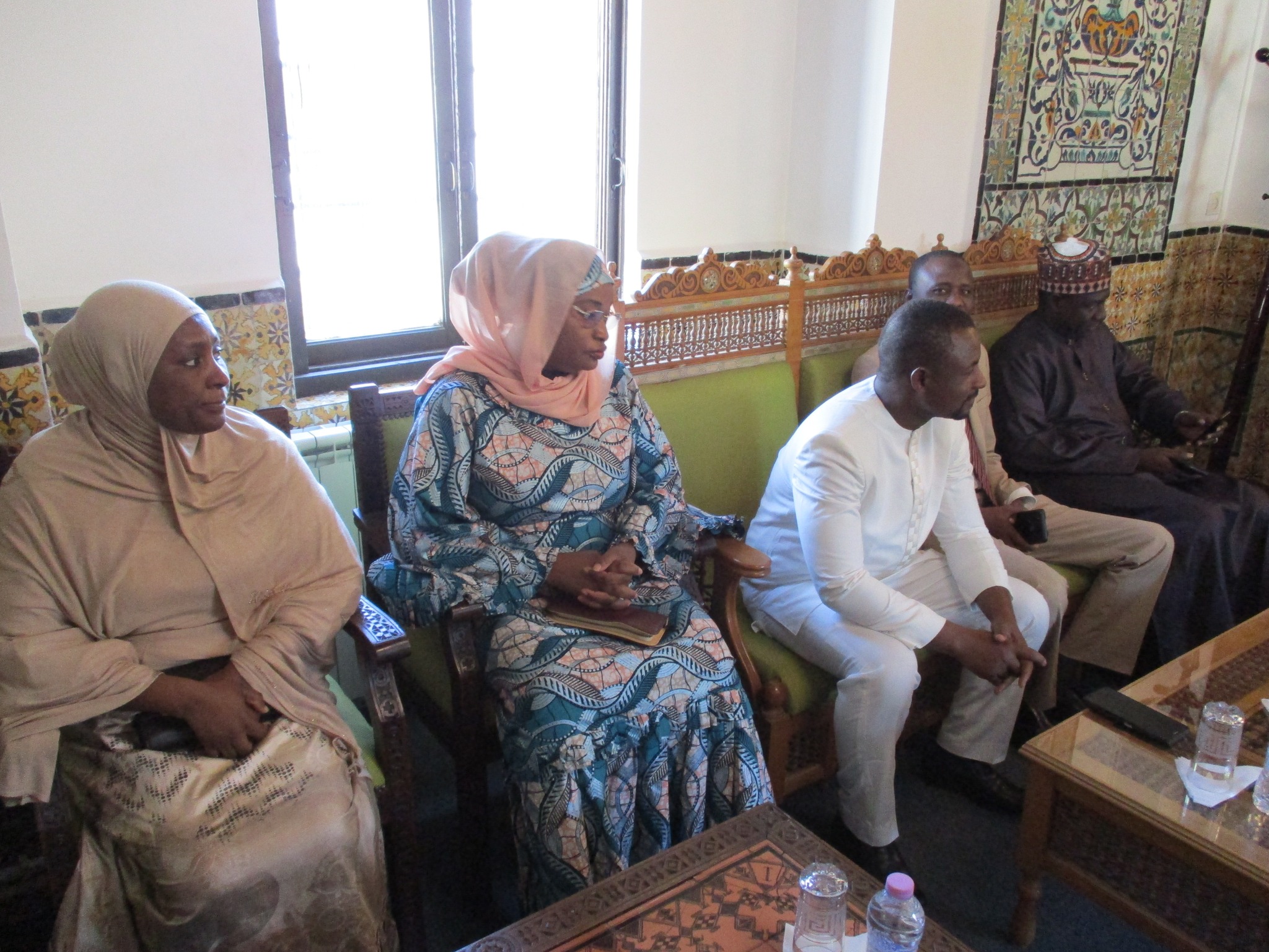 ستقبال وفد دبلوماسي من دولة النيجر